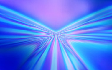 Kavisli çizgiler ile açık mavi vektör zemin. Degrade ile soyut tarzda renkli Illustration. Tasarım için renkli dalga deseni.