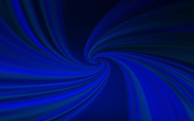 Kavisli çizgiler ile koyu mavi vektör deseni. Degrade ile soyut tarzda geometrik Illustration. Cep telefonu ekranları için şablon.