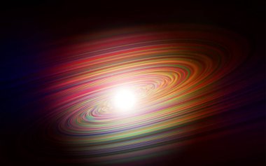 Gökada yıldız ile koyu kırmızı vektör arka plan.