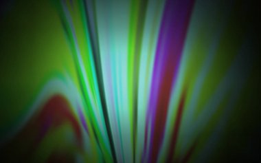 Koyu yeşil vektör parlak doku bulanık. Degrade ile soyut renkli illüstrasyon. Tasarımlar için arka plan.