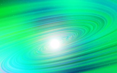 Samanyolu yıldızlar ile açık yeşil vektör doku. Renkli kozmik yıldızlar ile glitter soyut illüstrasyon. Kozmik arka planlar için şablon.