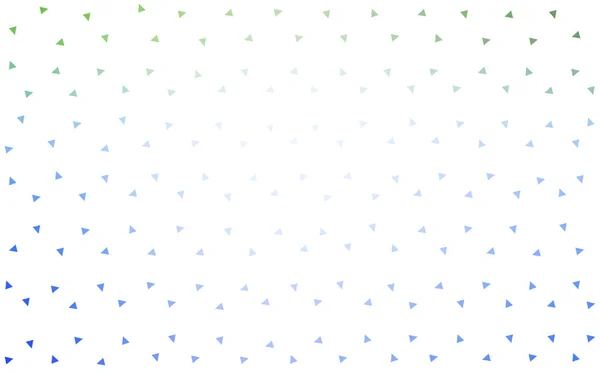 水色、緑の抽象的な多角形パターン ベクトル. — ストックベクタ