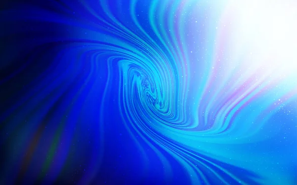 Світло Blue Векторний Фон Астрономічними Зірками Космічні Зірки Розмитому Абстрактному — стоковий вектор