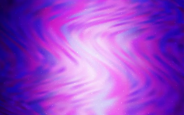 Luz púrpura, textura vectorial rosa con estrellas de la Vía Láctea . — Archivo Imágenes Vectoriales