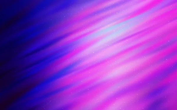 ライトパープル、天文学的な星とピンクのベクトルの背景. — ストックベクタ