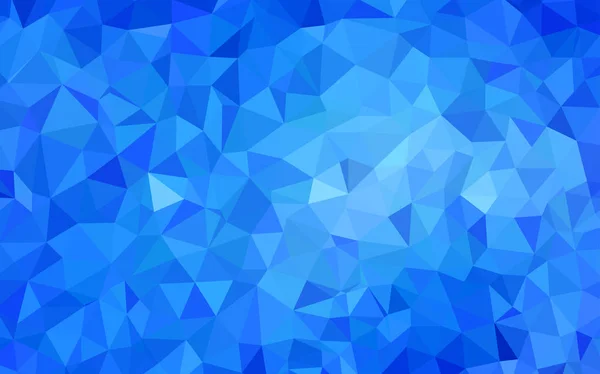 Fond Polygonal Vecteur Bleu Clair Illustration Abstraite Moderne Avec Triangles — Image vectorielle