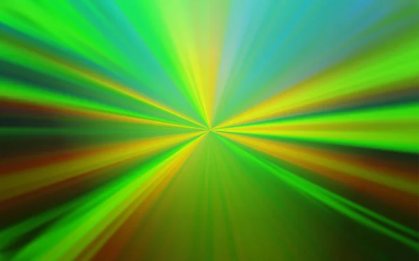Hellgrüner Vektor Verschwimmt Helles Muster Abstrakte Farbenfrohe Illustration Mit Farbverlauf — Stockvektor