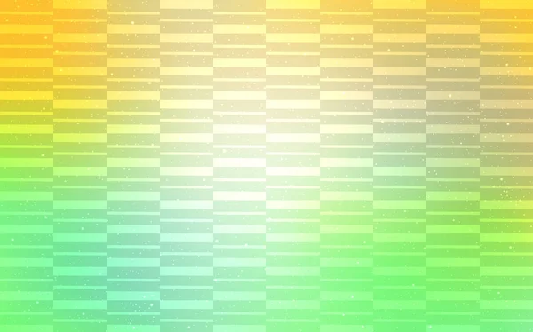 Světle Zelená Žlutá Vektorová Dispozice Rovnými Čárami Třpytivé Abstraktní Ilustrace — Stockový vektor