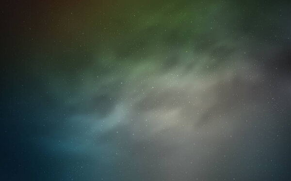 Светло-голубой, зеленый вектор искушают космические звезды. Космические звезды на размытом абстрактном фоне с градиентом. Лучший дизайн для вашего объявления, плаката, баннера
.