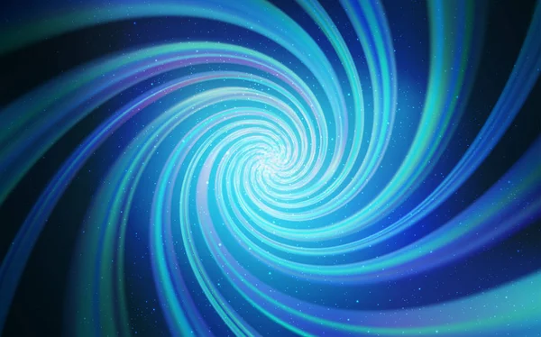 Galaksi yıldızlı hafif Mavili vektör arkaplanı. Soyut şablonda gökyüzü yıldızlarıyla parlayan illüstrasyon. Fütürist reklamlar ve kitapçıklar için şablon.