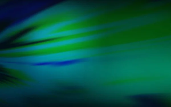 Azul Escuro Vetor Verde Brilhante Pano Fundo Abstrato Uma Ilustração —  Vetores de Stock