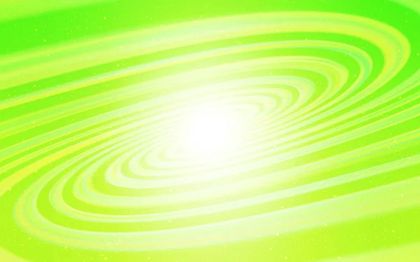 Verde Claro Patrón Vectorial Amarillo Con Estrellas Del Cielo Nocturno — Archivo Imágenes Vectoriales