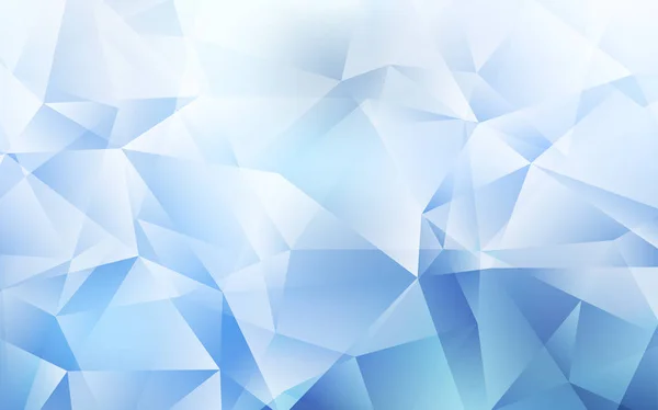 Светло Голубой Векторный Многоугольный Фон Творческая Геометрическая Иллюстрация Стиле Оригами — стоковый вектор