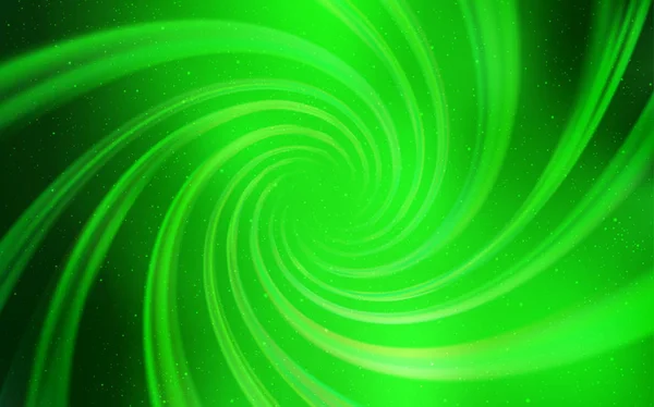 Plantilla Vectorial Light Green Con Estrellas Espaciales Diseño Decorativo Borroso — Archivo Imágenes Vectoriales