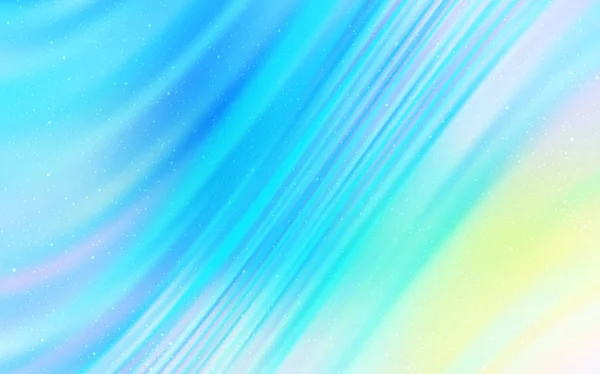 Светло Голубая Зеленая Векторная Текстура Звездами Молочного Пути Современная Абстрактная — стоковый вектор