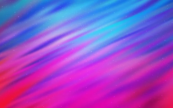 Light Pink Blue Vector Layout Cosmic Stars Modern Abstract Illustration — Stock Vector