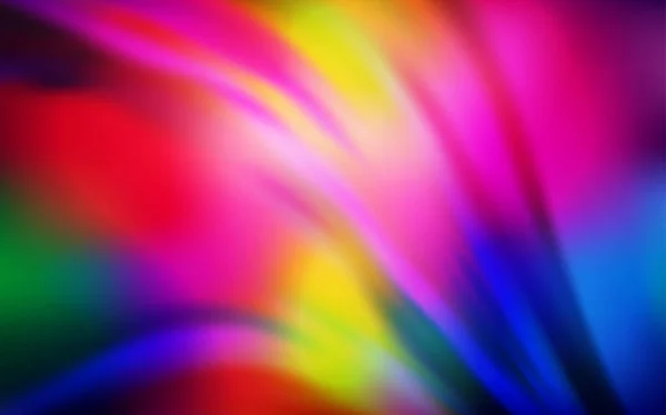 Dark Multicolor Vetor Brilhante Pano Fundo Abstrato Ilustração Abstrata Colorida — Vetor de Stock