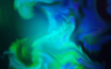 Açık mavi, yeşil vektör modern zarif düzen. Görüntü stili ve gradyanı olan yeni renkli çizimler. Web siteniz için bulanık tasarım.