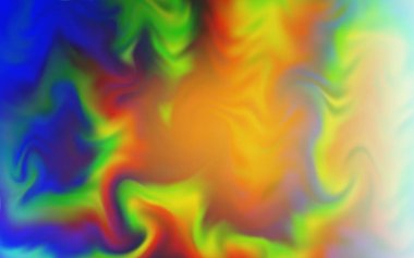 Açık mavi, sarı vektör parlak şablonu bulanıklaştırdı. Eğilimli zarif, parlak bir çizim. Bir cep telefonu için arka plan.