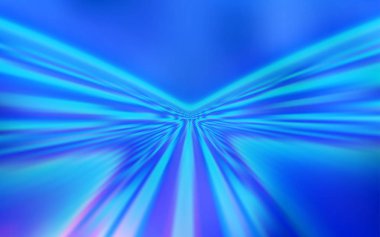 Eğri çizgileri olan açık mavi vektör deseni. Basit bir şekilde yepyeni renkli bir tasvir. İşiniz için yepyeni bir tasarım..