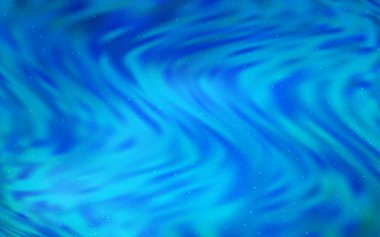 Samanyolu yıldız ile mavi vektör doku ışık. Parlak astronomik yıldız ile renkli illüstrasyon parlayan. Kozmik arka planlar için şablon.