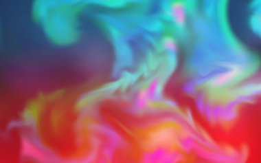 Açık mavi, kırmızı vektör parlak desen bulanık. Degrade ile renkli soyut Illustration. Tasarımınızın yeni yolu.