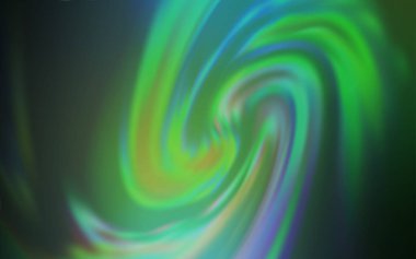 Açık mavi, yeşil vektör parlak şablonu bulanıklaştırdı. Gradyan tasarımlı, soyut, ışıltılı çizimler. Web siteniz için bulanık tasarım.