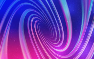 Açık mor, astronomik yıldızlar ile pembe vektör arka plan.