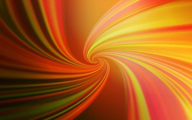 Açık Turuncu vektör arkaplanı ve wry çizgileri. Kavisli çizgilerden oluşan parlak bir illüstrasyon. Markan için yeni kompozisyon.