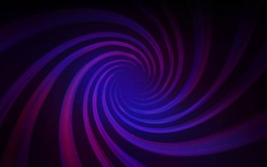 Koyu pembe, galaksi yıldızları ile mavi vektör arka plan. Soyut şablonda gökyüzü yıldızlarıyla Shining Illustration. İş reklamınız için akıllı tasarım.