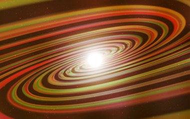 Galaksi yıldızlı Light Orange vektör arkaplanı. Bulanık arkaplandaki ve gradyanı olan uzay yıldızları. İş ilanınız için akıllı tasarım.