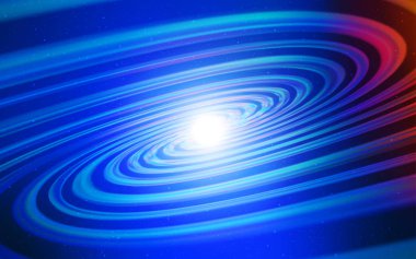 Açık mavi, kırmızı vektör şablon uzay yıldızları ile. Parlak astronomik yıldızlar ile renkli Illustration Shining. Astroloji Web siteleri için desen.