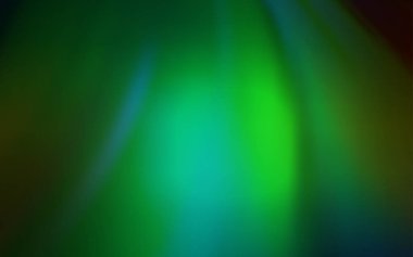 Koyu mavi, yeşil vektör soyut parlak desen. Degrade ile modern soyut Illustration. İş tasarımınız için yeni stil.