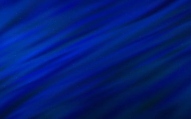 Kozmik yıldızlı koyu mavi vektör düzeni. Renkli kozmik yıldızlı soyut çizimler. İş ilanınız için akıllı tasarım.