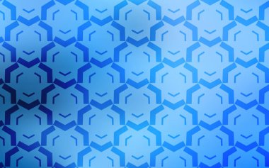 Bükülmüş çizgileri olan hafif BLUE vektör şablonu.