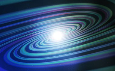 Kozmik yıldızlarla ışık Mavisi vektör düzeni. Renkli kozmik yıldızlı soyut çizimler. Astroloji web siteleri için desen.