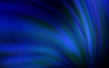 Koyu mavi vektör parlak deseni bulanıklaştırdı. Görüntü stili ve gradyanı olan yeni renkli çizimler. Marka kitabınız için yeni biçim tasarımı.