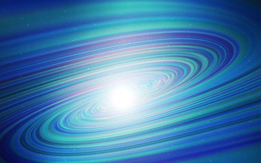 Gece gökyüzü yıldızları ile koyu mavi vektör deseni. Renkli kozmik yıldızlar ile glitter soyut illüstrasyon. Astroloji Web siteleri için desen.