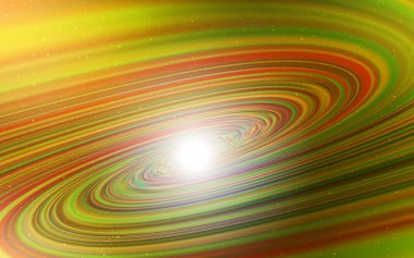 Gece gökyüzü yıldızları ile koyu turuncu vektör deseni. Soyut şablonda gökyüzü yıldızlarıyla Shining Illustration. Futuristik reklam, kitapçıklar için desen.