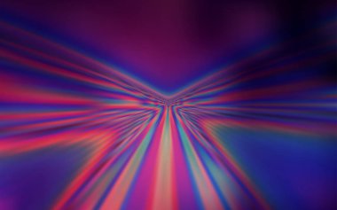 Kavisli çizgiler ile koyu pembe vektör arka plan. Gradyan ile zarif parlak bir çizim. Marka defteriniz için yeni kompozisyon.