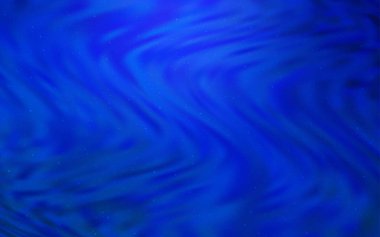 Samanyolu yıldızlı koyu mavi vektör dokusu. Bulanık arkaplandaki ve gradyanı olan uzay yıldızları. İş ilanınız için akıllı tasarım.