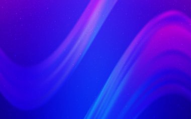 Açık pembe, astronomik yıldızlar ile mavi vektör arka plan. Degrade ile bulanık soyut arka planda uzay yıldızları. Astronomi Web siteleri için desen.