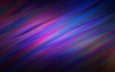 Koyu pembe, Samanyolu yıldızlarıyla mavi vektör dokusu. Degrade ile bulanık soyut arka planda uzay yıldızları. Astronomi Web siteleri için desen.