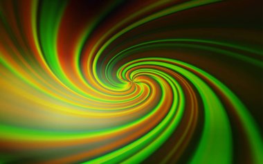 Bükülmüş çizgiler ile açık yeşil vektör doku. Degrade ile soyut tarzda geometrik Illustration. İş tasarımınız için soyut stil.