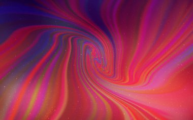 Koyu mor, uzay yıldızlı pembe vektör şablonu. Soyut şablonda gökyüzü yıldızlarıyla parlayan illüstrasyon. İş ilanınız için akıllı tasarım.