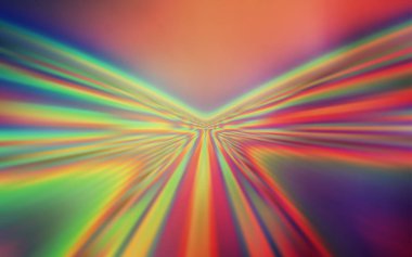 Açık yeşil, çizgiler ile kırmızı vektör arka plan. Bandy hatları ile modern degrade soyut illüstrasyon. İşletmeniz için en iyi renkli tasarım.