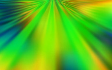 Açık yeşil, sarı vektör soyut parlak şablon. Gradyan tasarımlı, soyut, ışıltılı çizimler. İşiniz için yepyeni bir tasarım..