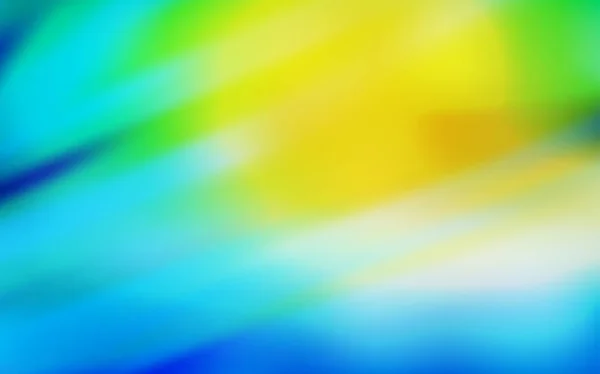 Ανοιχτό Μπλε Πράσινο Διάνυσμα Θολό Φωτεινό Πρότυπο Πολύχρωμη Αφηρημένη Απεικόνιση — Διανυσματικό Αρχείο