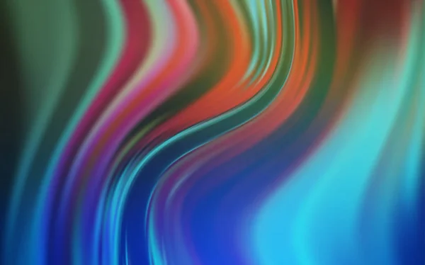 Dunkelblauer Vektor Verschwimmt Helles Muster Abstrakte Bunte Illustration Mit Farbverlauf — Stockvektor