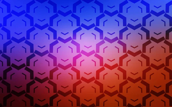 Açık Mavi, kıvrımlı çizgileri olan kırmızı vektör deseni.